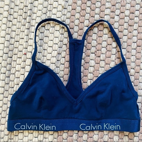 Calvin Klein Other - Calvin Klein Blue/ Navy Racerback Bralette